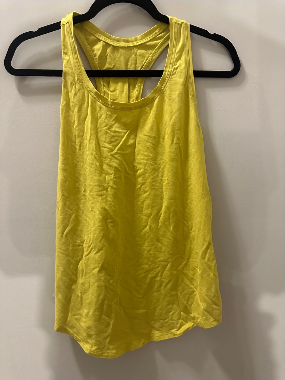 Lululemon Yellow Women's Racerback Tank Top